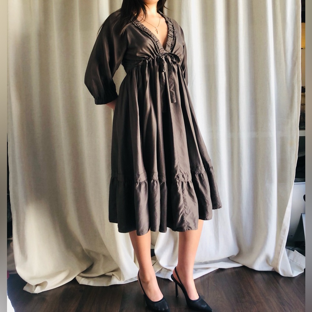 Jigsaw Silk Midi Dress